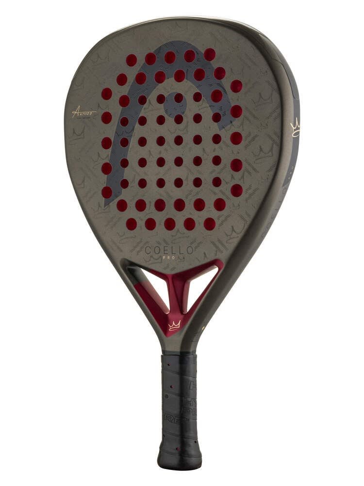 Pala Pádel Head Coello Pro 2026 Negra + protector +overgrip