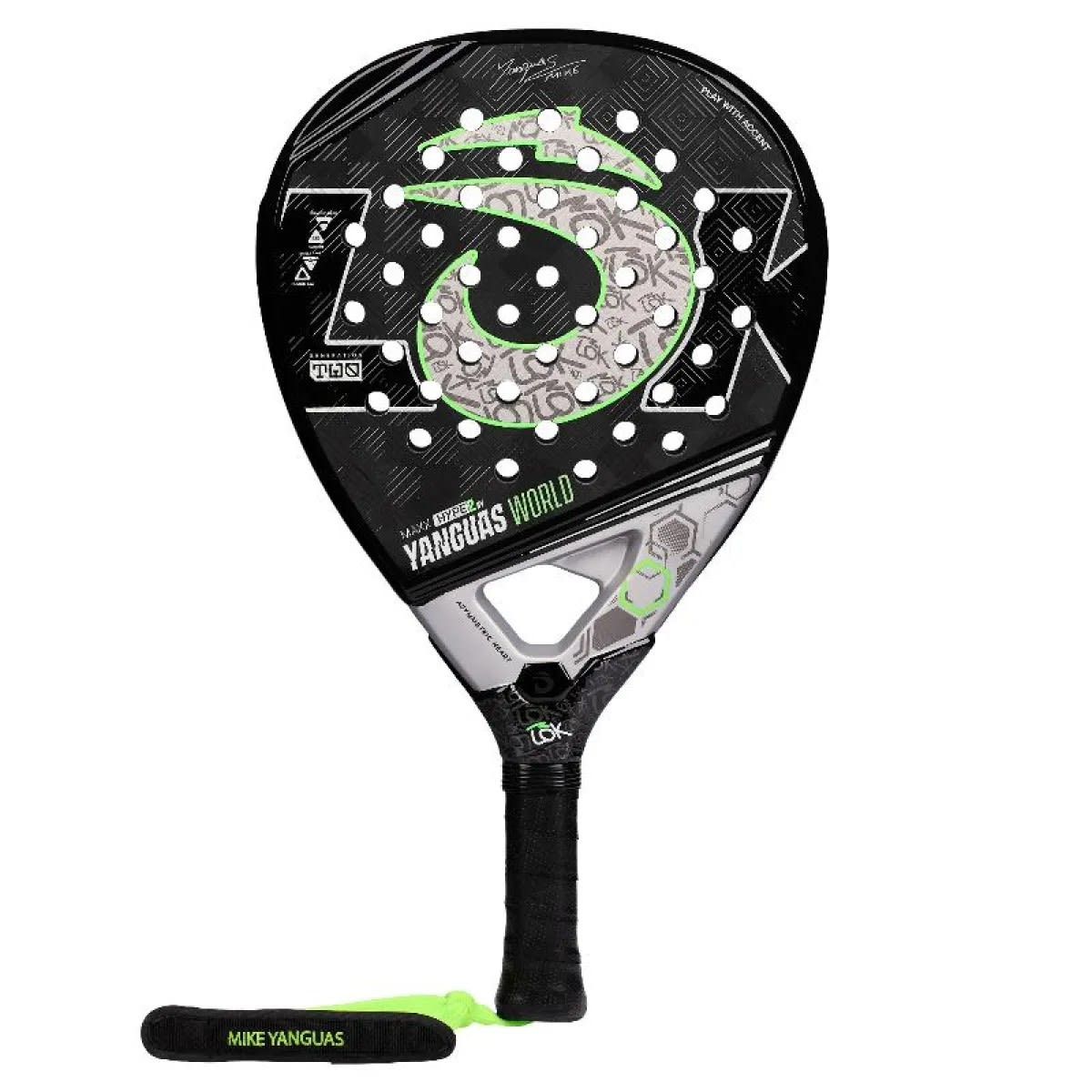 Pala Lok Yanguas World Maxx Hype 2 LTD + protector + morral + overgrip
